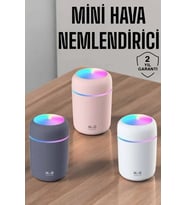 Buharlı Hava Nemlendirici Aromaterapi Renk Değiştirilebilir