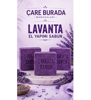 El Yapımı & Doğal Lavanta Sabunu (3 ADET)