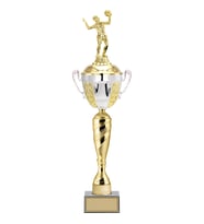 ODAK KUPA - Figürlü Kupalar - Voleybol Kadın Figürlü Kupalar FG-088 B - 61 cm