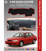 TOYOTA COROLLA E110 (1998-2002) Torpido Örtüsü Ön Göğüs Koruma Araca Özel Çatlamayı Önler Kaymaz
