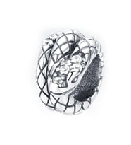 Nur Silver Yılan Gümüş Charm NUR-BL00148