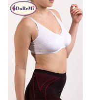 Balensiz %100 Doğal Pamuk Comfort Sütyen (Beyaz)