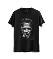 Arnold Schwarzenegger Baskılı Siyah Tshirt