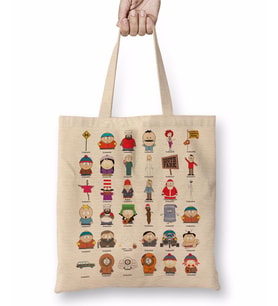 South Park Kenny Cartman Broflovski Bez Çanta Uzun Saplı