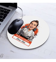 Kişiye Özel Hediye Karikatürlü En Başarılı Kadın Judocu Mousepad