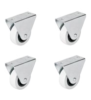 4 Adet Hts Sabit Tablalı Mobilya Tekeri Tekerlek Çap : 50 mm Kod : 105