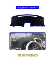 MERCEDES VİTO W638 TORPİDO KORUMA HALISI MAVİ KENAR