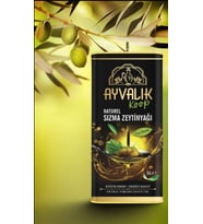 Ayvalık Koop Natürel Sızma Zeytinyağı – 5 Litre Teneke (Zeytin Yeşili)
