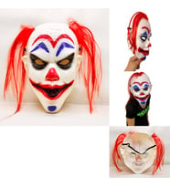 Kızıl Saçlı Joker Palyaço Maskesi