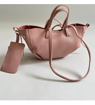 Charmlı El Ve Omuz Çantası (Pudra Pembe)