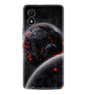 TCL 303 Kılıf Resimli Desenli Silikon Platinium Series Dark World 1867