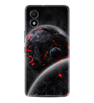 TCL 303 Kılıf Resimli Desenli Silikon Platinium Series Dark World 1867