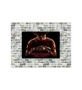 Nightmare On Elm Street Freddy Krueger Ahşap Tablo Büyük Boy