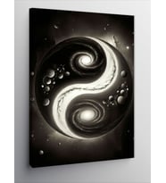 Kanvas Tablo Yin Ve Yang Sembolü
