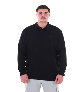 Erkek Büyük Beden 115-155 Kilo Arası İçin Uygun Uzun Kol Polo Yaka Mevsimlik Sweatshirt