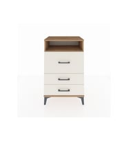 Hyperion Komodin Tek Raflı 3 Çekmeceli 60x44x96 Çam-Aytaşı