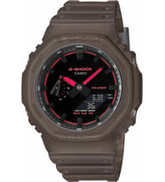 Casio GA-2100K-5ADR Quartz Silikon Kahve 20 ATM 45 mm Erkek Kol Saati