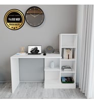 MAYSA Çalışma Masası raflı kapaksız (Beyaz)