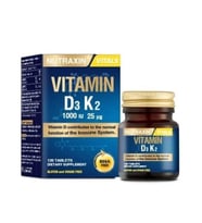 Nutraxin D3K2 Vitamin 120 Tablet (Krem)