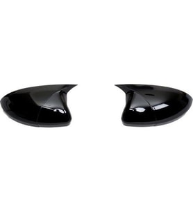 Dacia Sandero Uyumlu 2009-2020 Batman Yarasa Ayna Kapağı (Parlak Siyah) (Karışık)