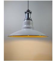 RİOLİGHT RETRO TEKLİ METAL SARKIT AVİZE ÇAP: 30CM (Siyah)