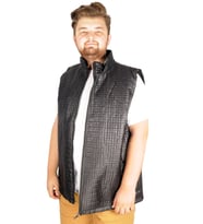 Mode XL Büyük Beden Erkek Yelek Basic Epic 21606 Siyah