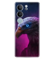 Vivo V29 Kılıf Silikon Desen Özel Seri Kartal 1622
