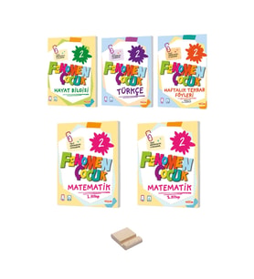 2. Sınıf Matematik 1-2 Türkçe Hayat Bilgisi ve Tekrar Föyleri 5li Set