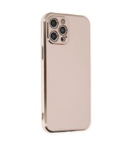Apple İphone 12 Pro Max Kılıf Volet Silikon - Pembe