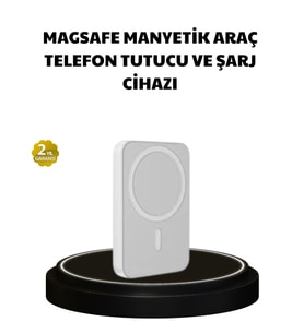 Manyetik Kablosuz Powerbank – iPhone 12/13/14/15 Uyumlu, Hızlı Şarjlı, Ultra Hafif