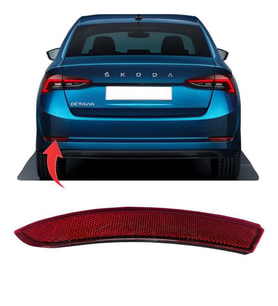 Skoda Octavia Sol Arka Tampon Reflektörü 2021 Sonrası 5E7945105