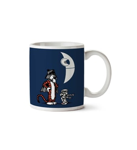 Darth Hobbes And Calvin Trooper Star Wars İki Tarafı Baskılı Kupa Bardak