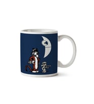 Darth Hobbes And Calvin Trooper Star Wars İki Tarafı Baskılı Kupa Bardak