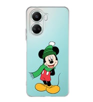 Huawei Nova 10 Se Uyumlu Kapak Mickey Mouse Tasarımlı Şeffaf Silikon Kılıf