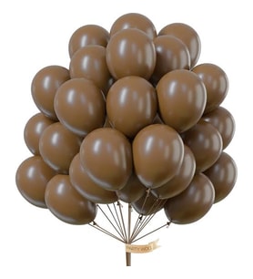 PASTEL BALON KAHVERENGİ 50 ADET 12 INC