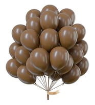 PASTEL BALON KAHVERENGİ 50 ADET 12 INC