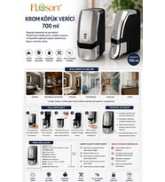 Flosoft Krom Köpük Verici 700 ml