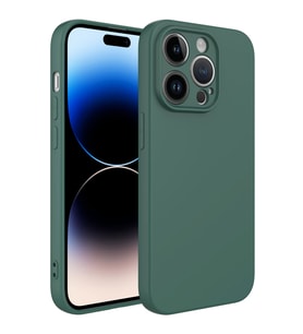 Lexroo iPhone 14 Pro Max Kılıf Kamera Korumalı Mara Lansman Kılıf - Koyu Yeşil