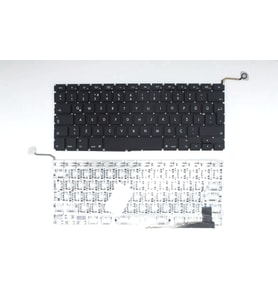 Apple MacBook Pro A1286 (2009-2012) ile Uyumlu Notebook Klavye - Siyah - TR - Büyük Enter