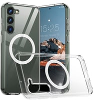 Samsung Galaxy S23 PLUS Kılıf Magsafe Wireless Kablosuz Şarj Uyumlu Manyetik Şeffaf Kapak