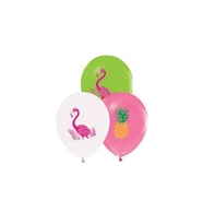 Flamingo Baskılı 12" Pastel Balon