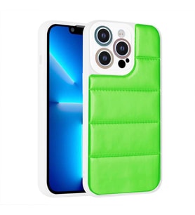 Apple iPhone 12 Pro Max Kılıf Airbagli Renkli Zore Seksek Kılıf (Yeşil)