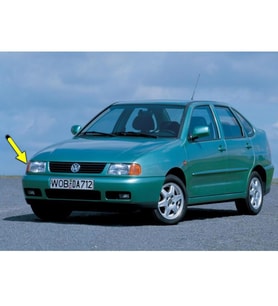 VW Polo Classic Sedan 1996-2003 Sağ Ön Sinyal Lambası Sarı 6K5953050B