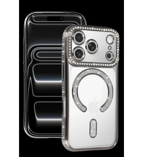 iPhone 17 Pro Max Joke Simli Magneticsafe Kılıf - Gümüş
