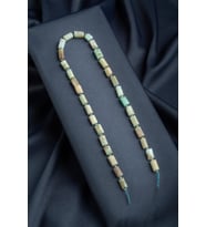 Krizopras Doğal Taş Silindir Kesim 7x12mm Dizi