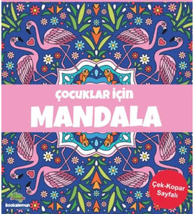 Çocuklar İçin Mandala - Lacivert