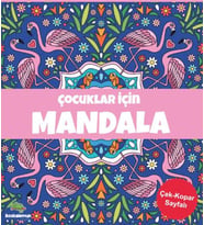 Çocuklar İçin Mandala - Lacivert