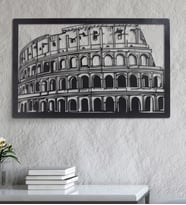 Gowpenart Kolezyum Ev&Ofis Metal Duvar Tablosu- 44x59 cm