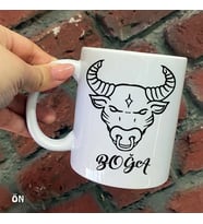Size Özel Boğa Burcu ve Özellikleri Seramik Baskılı Kupa Bardaklar