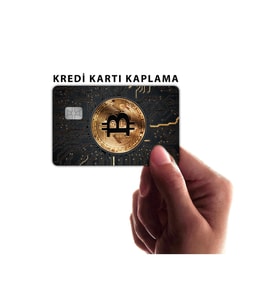 Bitcoin Kart Kaplama Sticker (Yüksek Kalite suya dayanıklı)